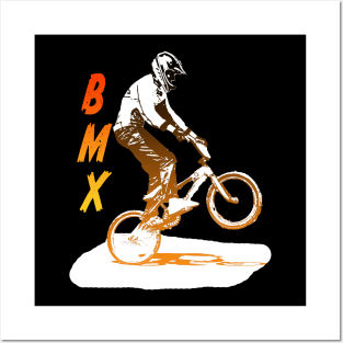 bmx race Posters and Art